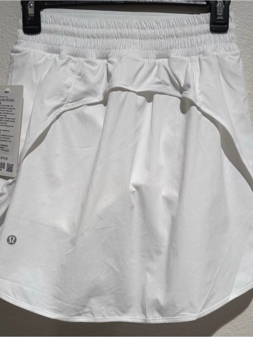lululemon athletica White Hotty Hot HR Skirt - Long